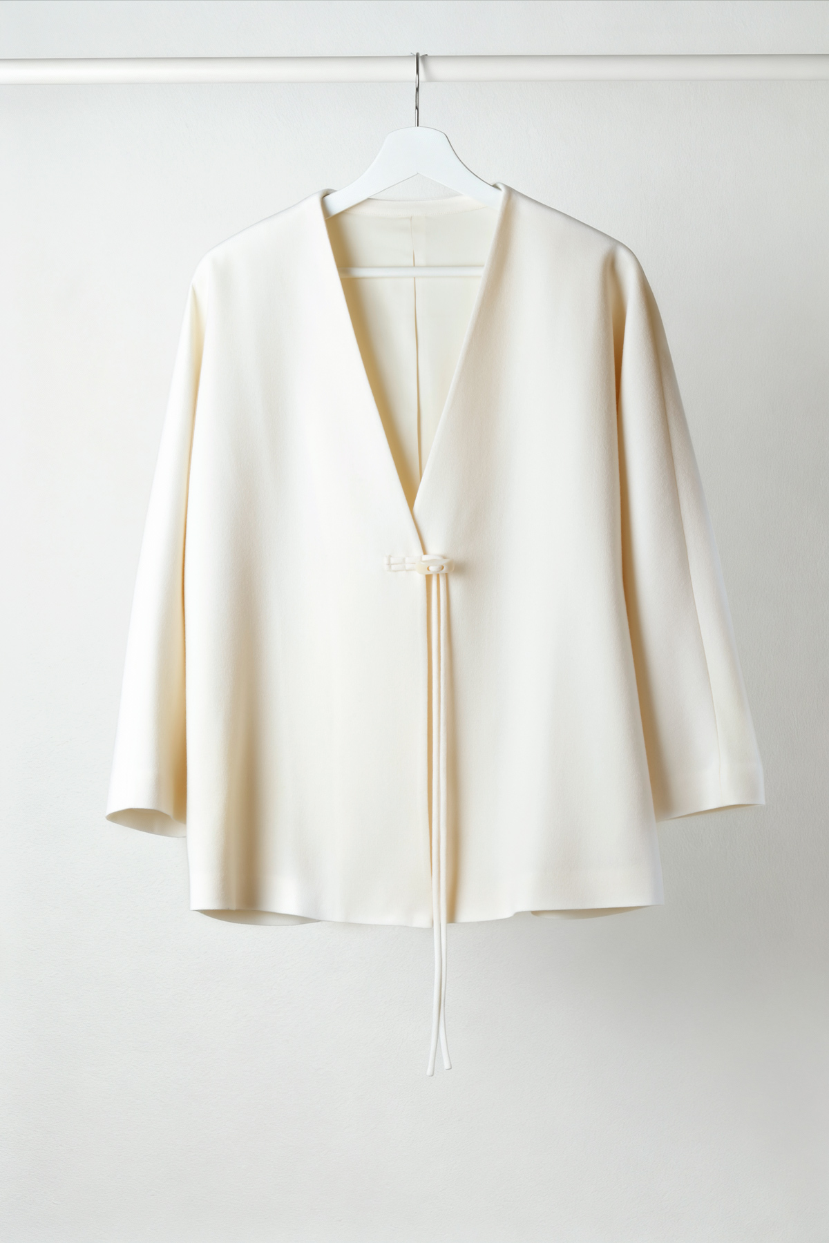 羊毛梭织国风开襟外套