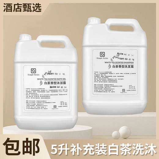 酒店洗发露沐浴露护发素补充液一件起批浴场理发店专用大桶洗发水 商品图0