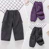 女童加绒裤子秋冬款可束脚直筒裤儿童冲锋裤阔腿裤女大童冬季加厚 商品缩略图2