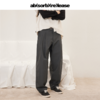 absorbrelease ab白噪灰色西装裤男宽松直筒西裤男士裤子休闲裤 商品缩略图3