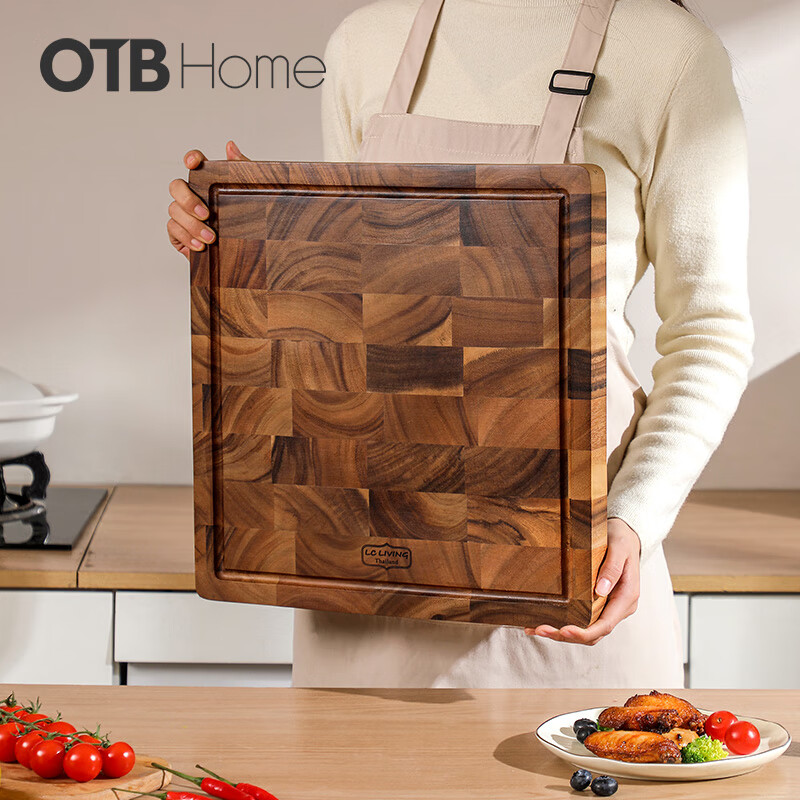 Lc living泰国进口相思木菜板家用实木砧板厨房切菜板揉面案板加厚