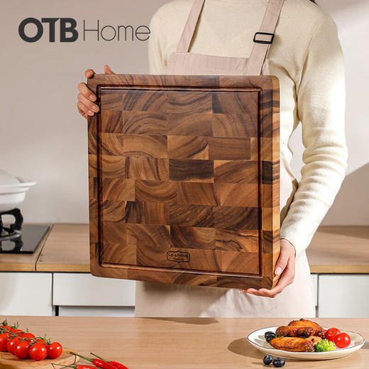 Lc living泰国进口相思木菜板家用实木砧板厨房切菜板揉面案板加厚 商品图0