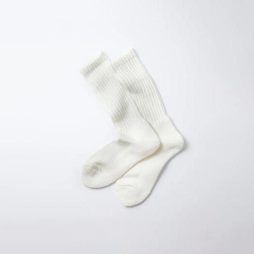 ROTOTO LOOSE PILE CREW SOCKS 日本职人制复古针织袜子 中筒袜 商品图0