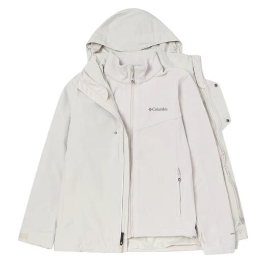 【云粉节】【冬款满1588-200】6楼哥伦比亚抓绒内胆三合一冲锋衣男秋冬户外防水热能保暖外套XE9394吊牌价2799折后价2599元 商品图3