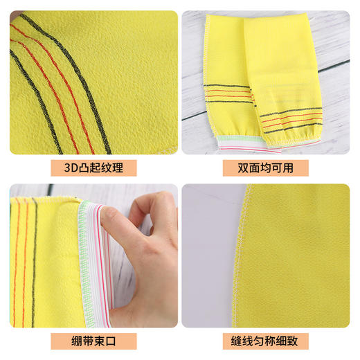 东北澡堂浴场专用一次性搓澡巾厚款粗砂细砂下泥神器强力搓泥批发 商品图3