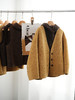 韩国小众订单南瓜色+摩卡棕两件套双面尼大衣 商品缩略图3