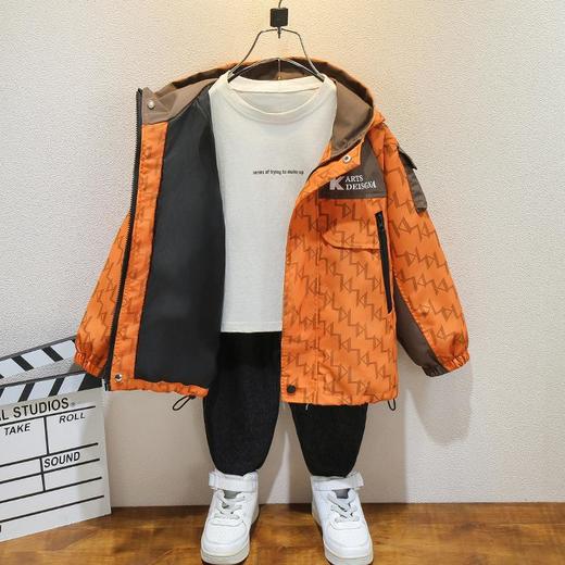 童装男童外套春季儿童冲锋衣休闲帅气春秋户外防水2025新休闲上衣 商品图3