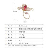 轻奢微镶锆石百合花朵胸针，高级感奢华气质胸花秋冬大衣服饰配件LY-F-073 商品缩略图1
