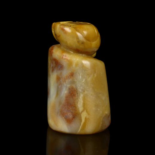 孤品017471昌化荷钮随形章藏书章闲章-3.2*2.5*4.4cm 商品图3