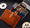 【复古❗️私人专属】商务皮质文件包 精英白领老师上班族 男女加厚防水皮质公文袋 商务办公合同票据收纳便携文件袋 商品缩略图1