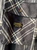 贝壳三 美式学院风加厚格子连帽棉衣男士复古宽松棉服C120308 商品缩略图11