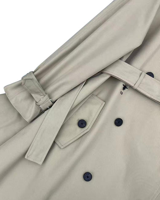 女款双排扣长款风衣外套zh010 商品图2