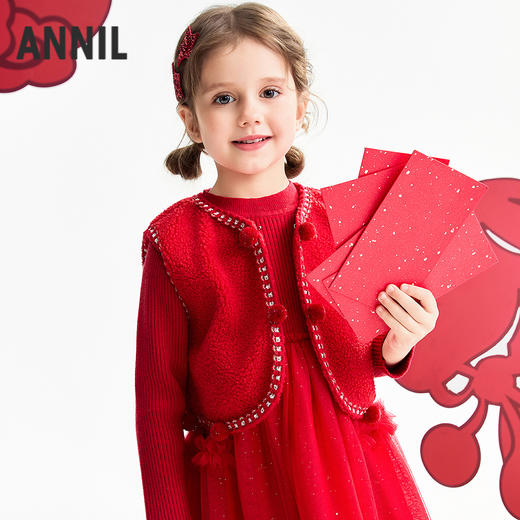 【实体店同款】女童套装春季新款安奈儿童装XG613002 商品图2