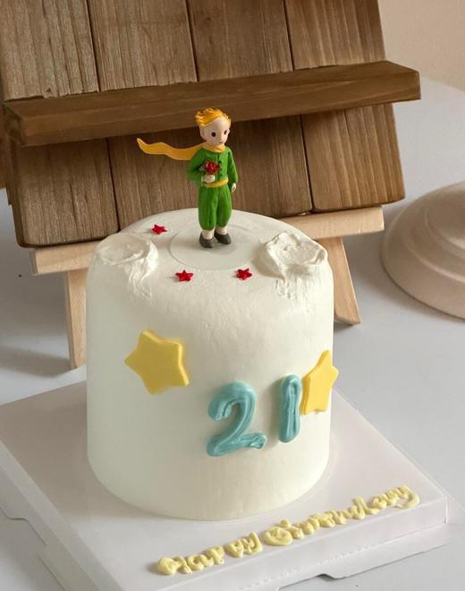 【优品系列】---【简约小王子】送男孩、男士蛋糕 商品图0