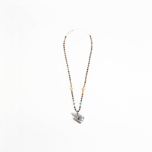 APT702 925银 拜占庭香盒项链 商品图0