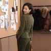 西子/【秋天童话】羊毛混纺小香风粗花呢腰带收腰外套/WTXS0461 商品缩略图4