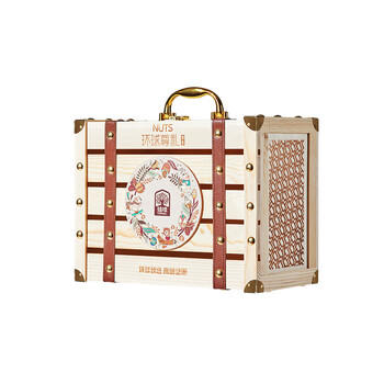 臻味高端坚果干果礼盒环球尊礼2100g商务木箱节日礼品休闲零食伴手礼 商品图2