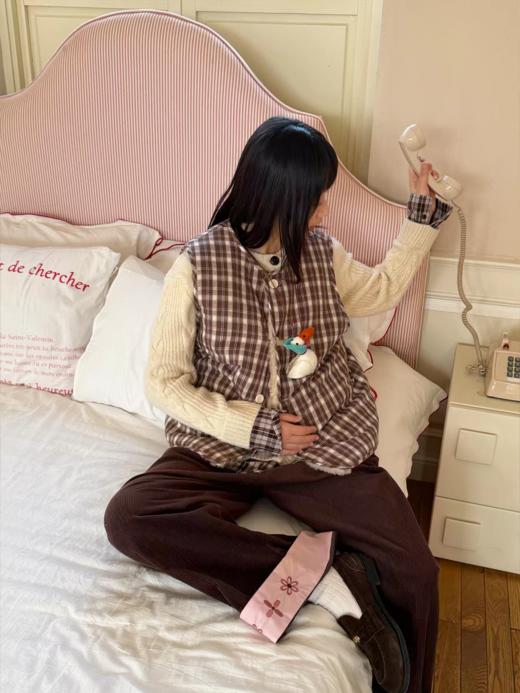 nothe Case布然/NC254206/「洋梨摩卡」双面穿毛马甲 商品图4