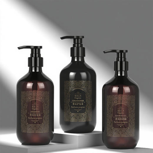 500ml洗发水沐浴露护发素控油蓬松持久留香宾馆民宿酒店用品批发 商品图0