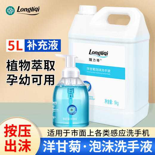洋甘菊洗手液清香大桶酒店足浴商用补充泡沫型按压家用厂家批发 商品图0