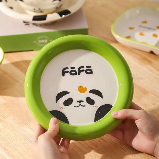 4楼Eubelle欧蓓 川岛屋熊猫可爱餐具套装一人食碗碟碗盘 活动价：13.9-30.9元 商品图1