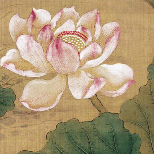 安徽博物院馆藏 沈铨荷塘鸳鸯  冬暖画艺术客厅装饰画创意礼物 商品图4