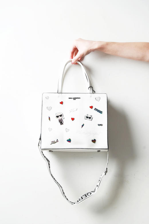 旅行包+手提包+托特包一起，公仔限定满印大容量法式包包C120360 商品图9