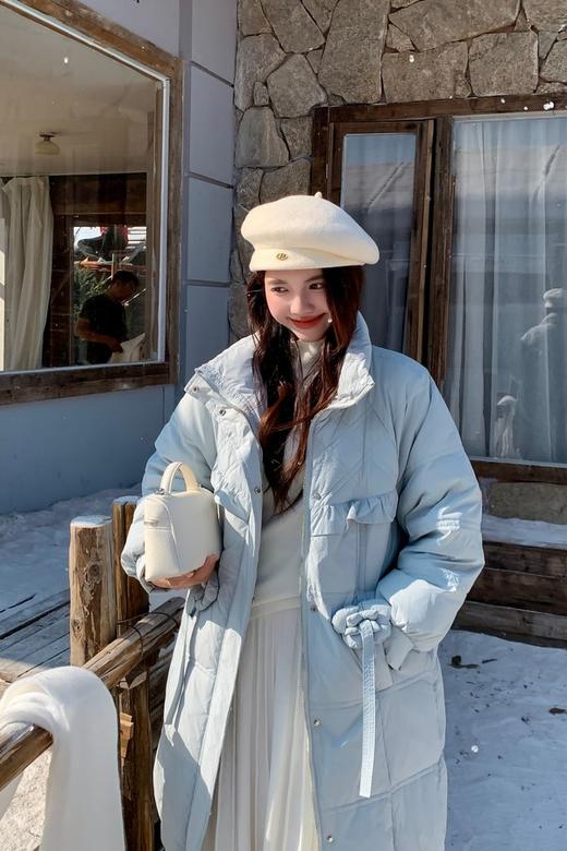 LNNNS 蓝色小清新羽绒服长款外套 21604 商品图5