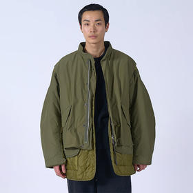 YOKE Connected Military Blouson 不规则拼接军事风鱼尾大衣外套