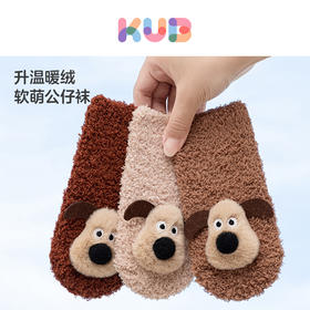 KUB可优比婴儿袜子秋冬加厚保暖宝宝学步地板袜