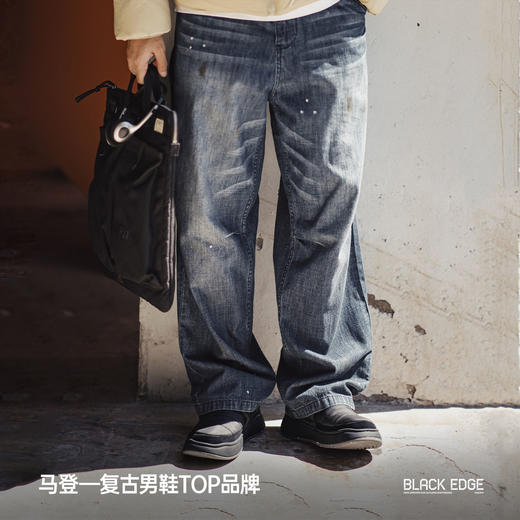 马登黑锋低帮雪地靴冬季新款营地鞋男一脚蹬防水加绒加厚保暖棉鞋 商品图4