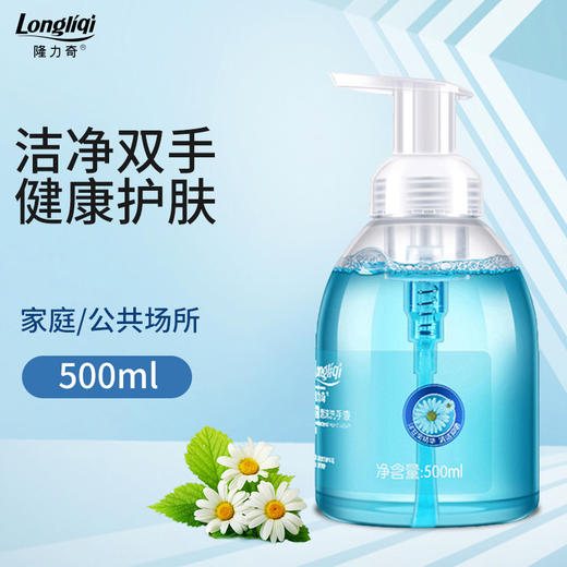 隆力奇清香洋甘菊泡沫型保湿洗手液抑菌儿童补充装按压瓶净手 商品图1