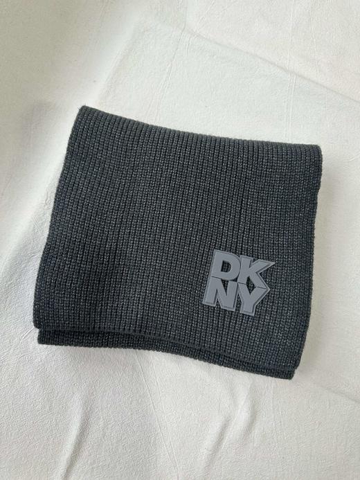 贝壳三 徽标字母纯色针织围巾简约百搭保暖防风围脖C120305 商品图4