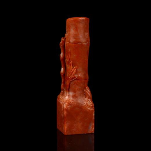 孤品017481老挝石竹节钮方章-2.6*2.6*10.0cm 商品图1