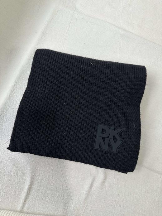 贝壳三 徽标字母纯色针织围巾简约百搭保暖防风围脖C120305 商品图3