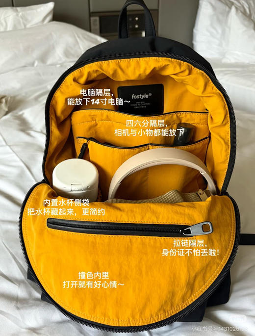 正品一批菩提说fostyle帽檐双肩包书包112803 商品图4