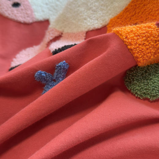 【品牌直发】加倍生活 全棉纯棉加厚磨毛绣花四件套-马到橙功 马年限定系列 年货节新年焕新 商品图5