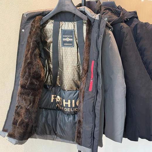 ROMON罗蒙 · 黑金派克服外套 源自北极的硬核防寒（下单3-10天发货） 商品图4