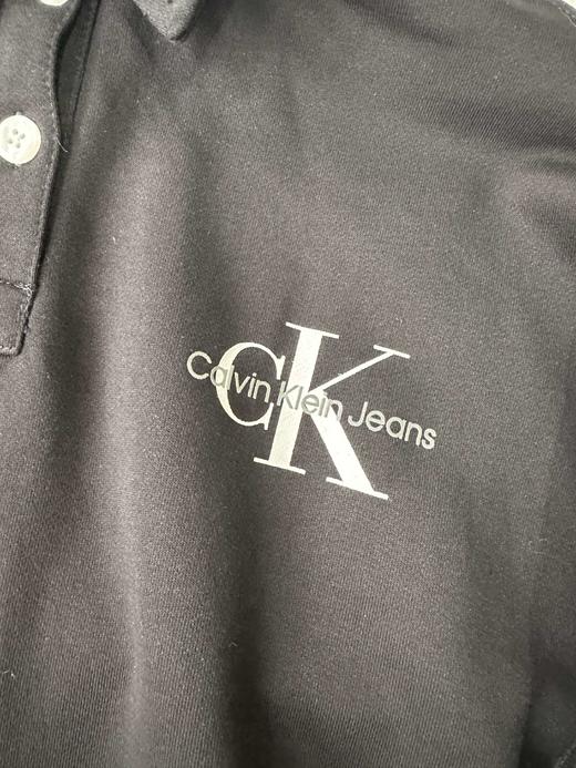 贝壳三 字母印花logo毛圈翻领卫衣辣妹短款宽松长袖上衣C120315 商品图2