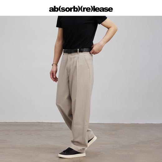 absorbrelease ab白噪通勤西装裤男直筒西裤轻薄男士裤子休闲裤 商品图2
