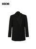 HIDEMI丝巾拼接极简廓形西装  黑色 商品缩略图6