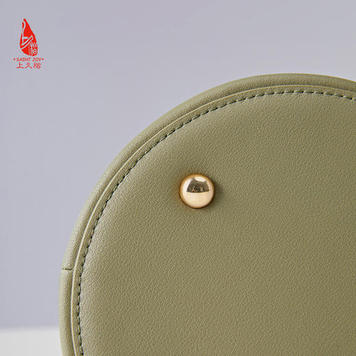 SAINT JOY 宋锦拎包 国风  复古 拎包   孔雀羽团锦 BWS24A0205-E（不含礼盒包装） 商品图5