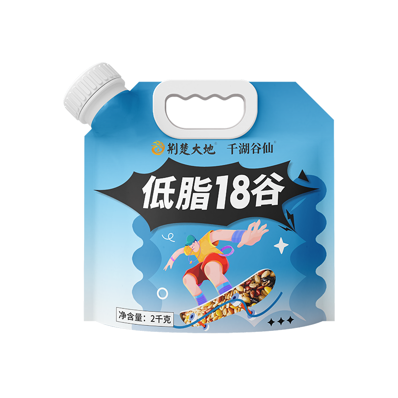 武汉 荆楚大地 低脂18谷（18谷米）杂粮2kg/袋