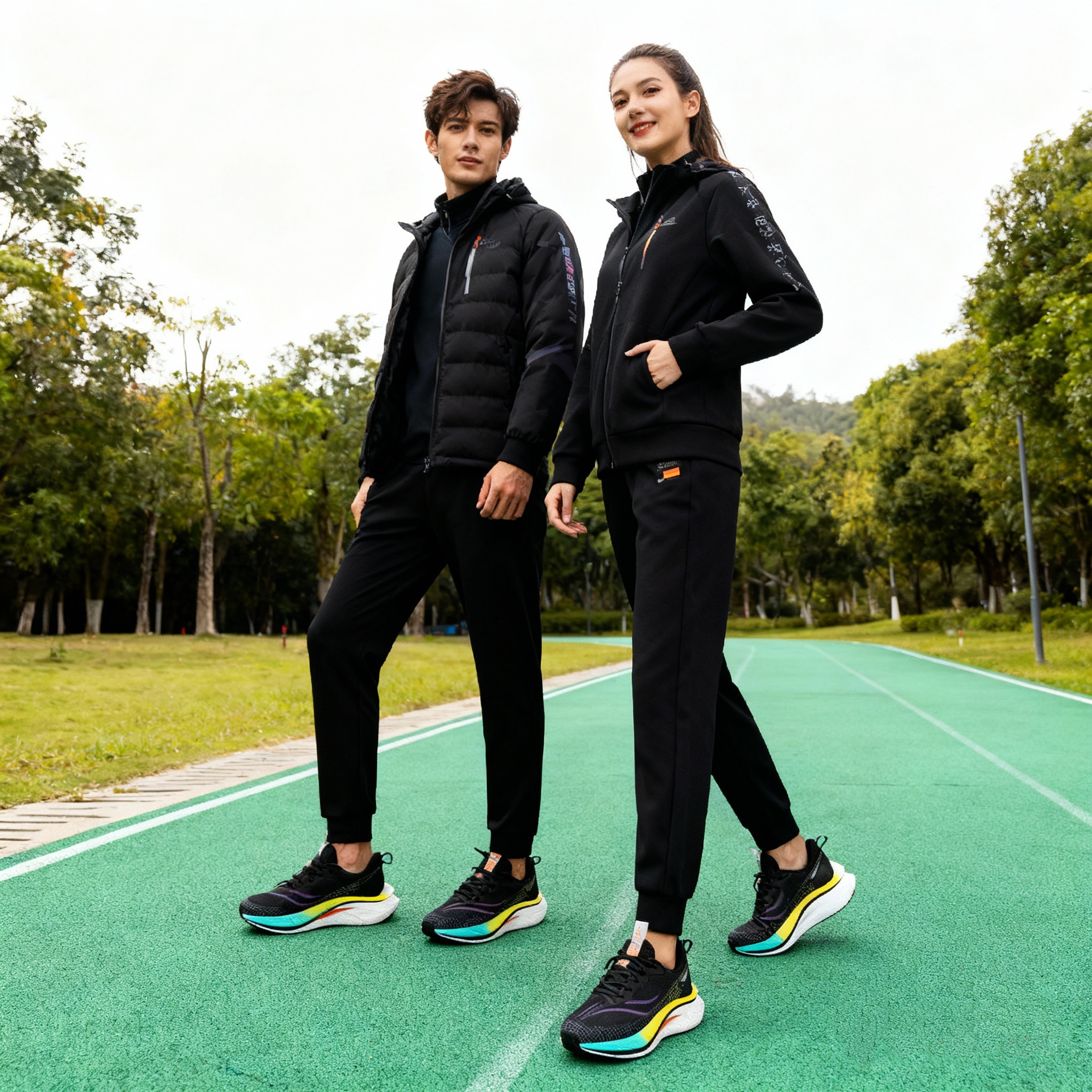 【碳板+Boost爆米花中底 加绒锁温】酷丁超轻强回弹加绒耐磨防滑碳板鞋（加绒/不加绒同价，按需下单）