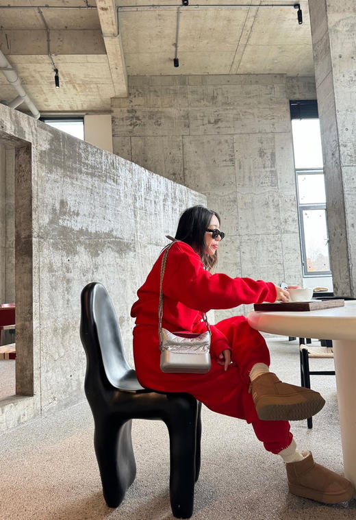 123-4 新年红 alo 加绒卫衣套装 需要混码备注 商品图6