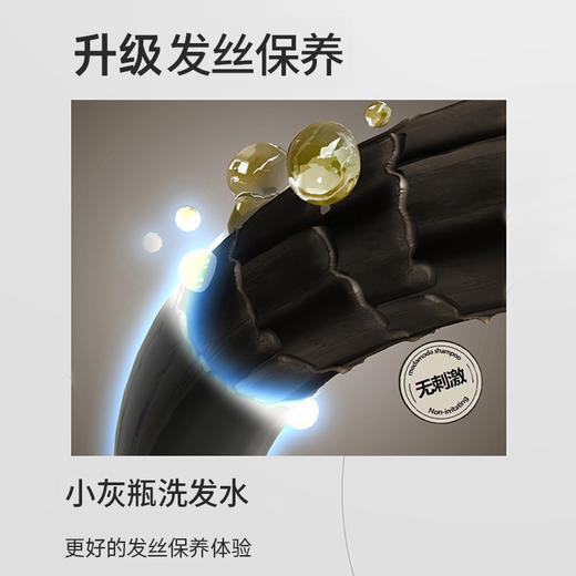 MODAMODA沫达沫达小灰瓶洗发水300g 赠浴帽   A-4085 （效期28年5月-9月） 商品图2