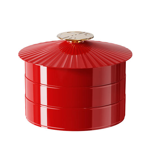 【新年红色果盘】轻奢高级感干果盒 家用客厅糖果盒干果盘零食盒水果盘  商品图4