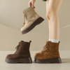 透梦--英伦风复古马丁靴 | 短款/加绒款/长筒款三款可选 保暖毛绒内里 柔软舒适不捂脚 防滑滑耐磨鞋底 商品缩略图6