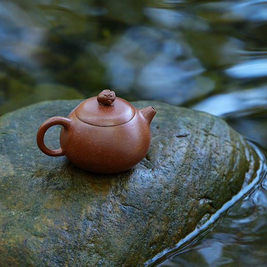 龙德堂陶艺 汤宣武制《玉蟾》原矿金砂大红袍 230cc 库存请咨询客服 商品图3