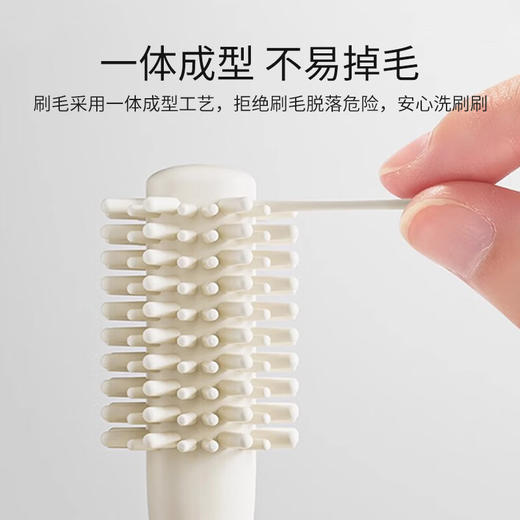 英氏 鳄鱼硅胶牙刷 Y33A 奶黄色 商品图9